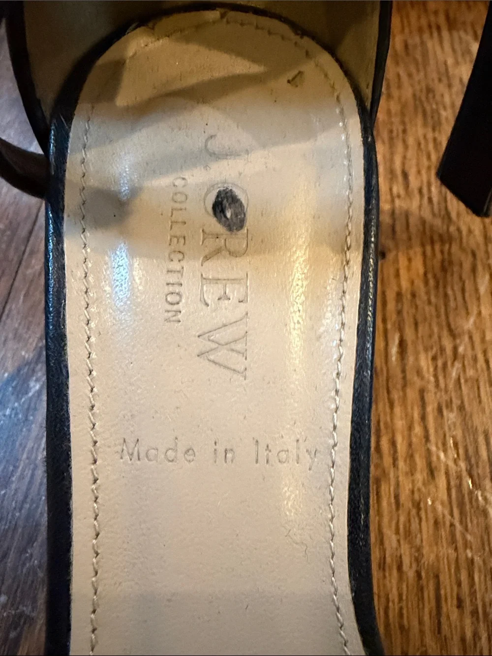 J. Crew calf hair Leopard Print Wedge Sandals with Ankle Strap